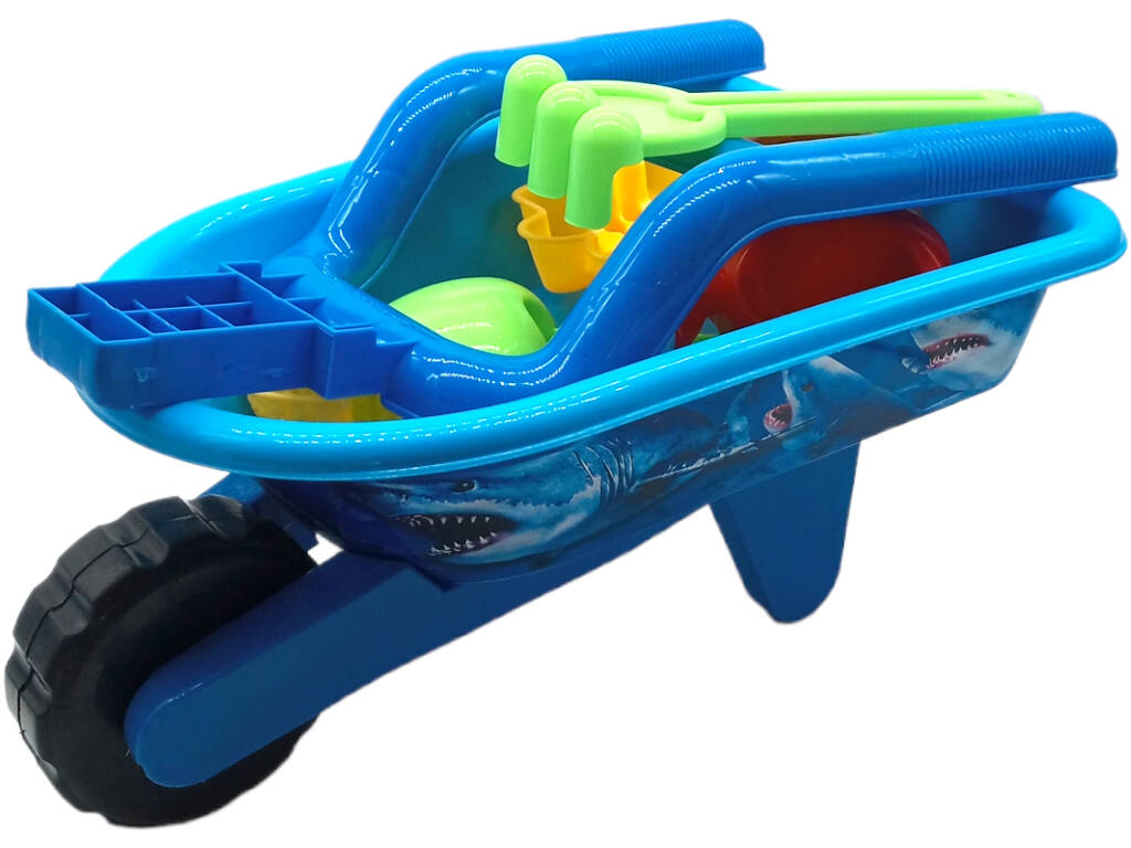 Set Carrello Blu 3D Animali Marini 6 Pezzi di Diverbeach