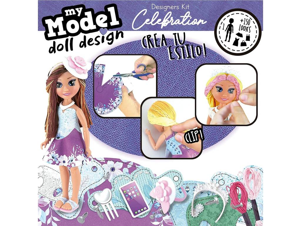 Mon modèle de poupée Design Celebration Educa 19351