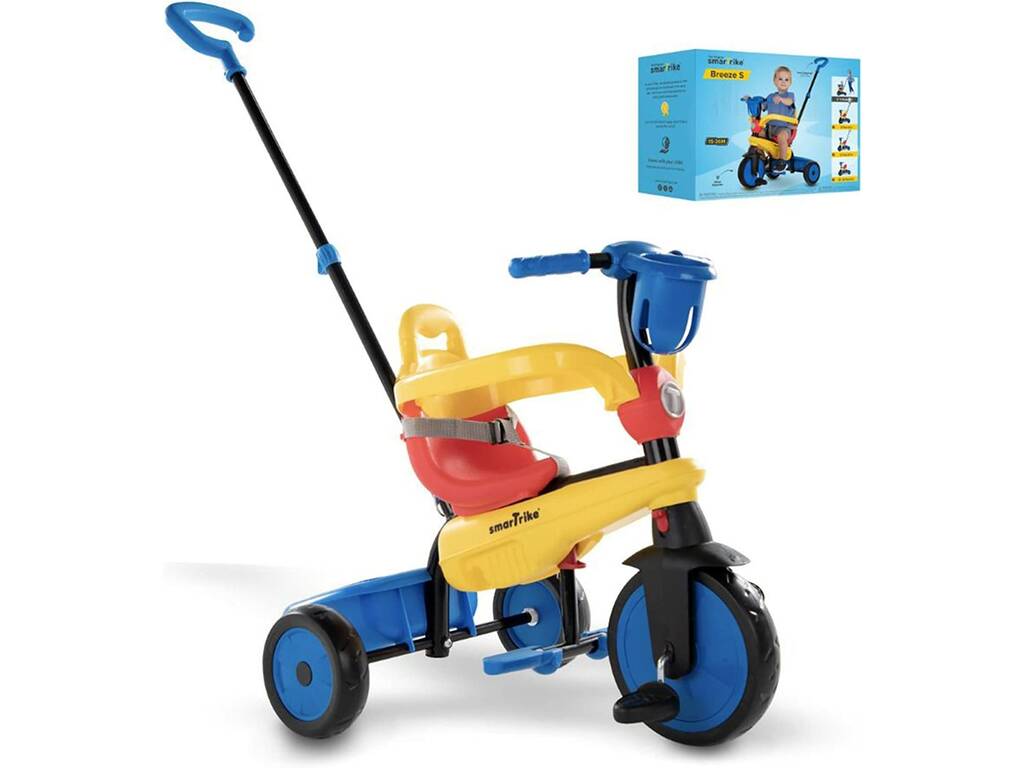 Tricycle Breeze S 3-en-1 Breeze S jaune SmarTrike 6050400