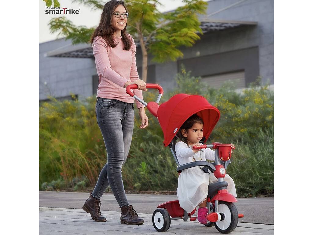 Triciclo Breeze Plus 4 in 1 Rosso SmarTrike 6653500