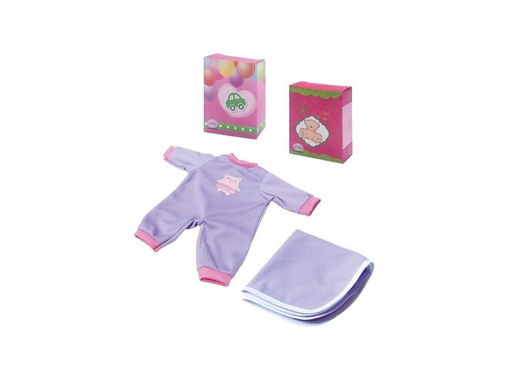Bambola 33 cm. con trolley pieghevole e accessori