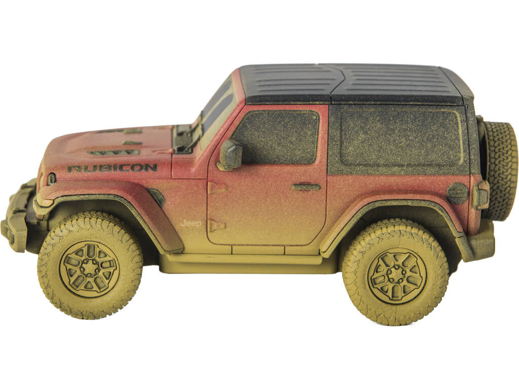 Radio Controlled 1:24 Jeep Wrangler Rubicorn Muddy Version