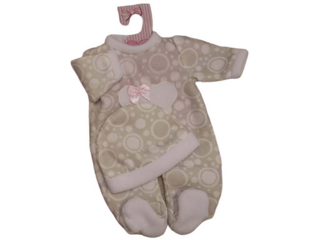 Pigiama per bebè in borsa 40 cm. Rosa Toys 134