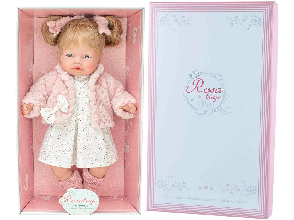 Poupée qui parle Rose 40 cm Rosa Toys 4703