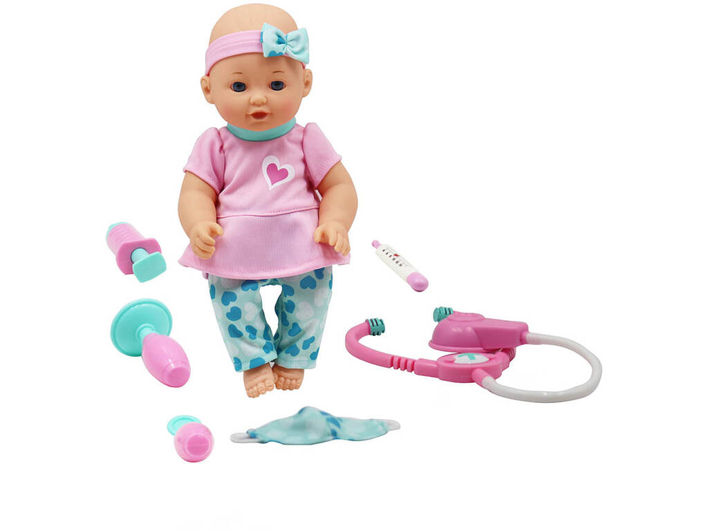 Bebé 30.5 cm. con Accesorios Doctor Rosa