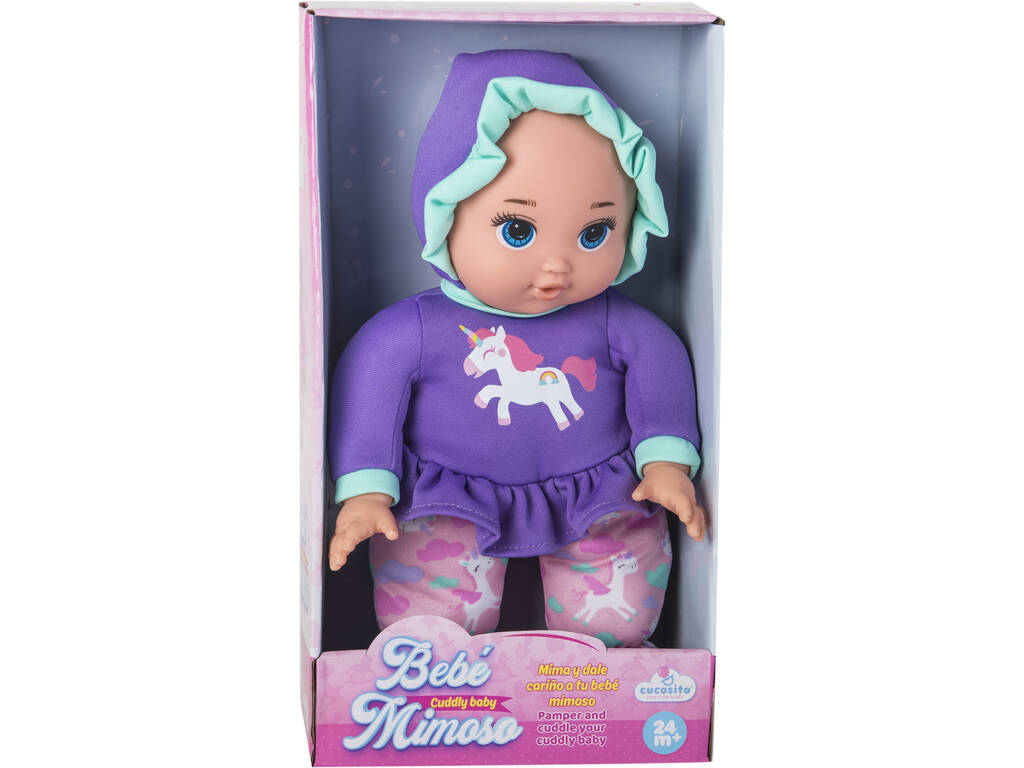 Muñeca Blandita 30 cm. Lila