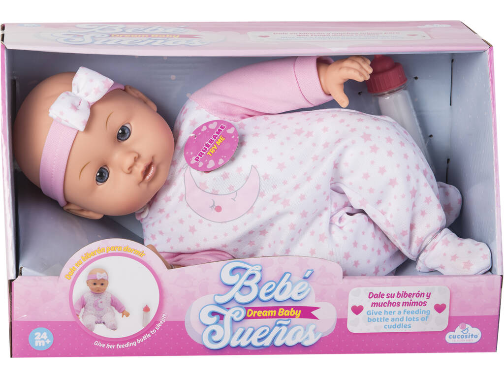 Babypuppe Schlafenszeit. 35.5 cm.