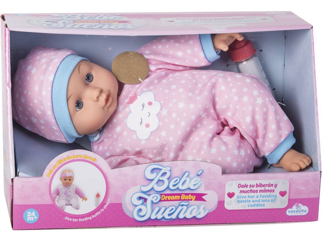 Bébé 35,5 cm. Chapeau pour l'heure du coucher