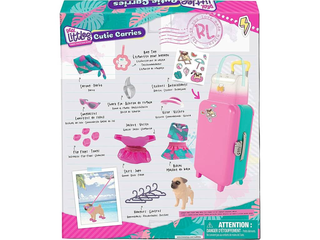 Real Littles Cutie Carries Kit de Voyage Cefa Toys 236