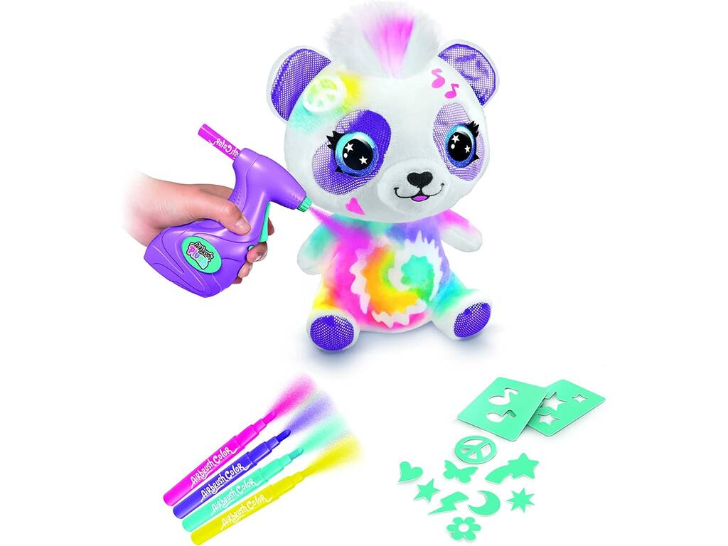 Airbrush Plush Colour Your Panda Canal Toys OFG257