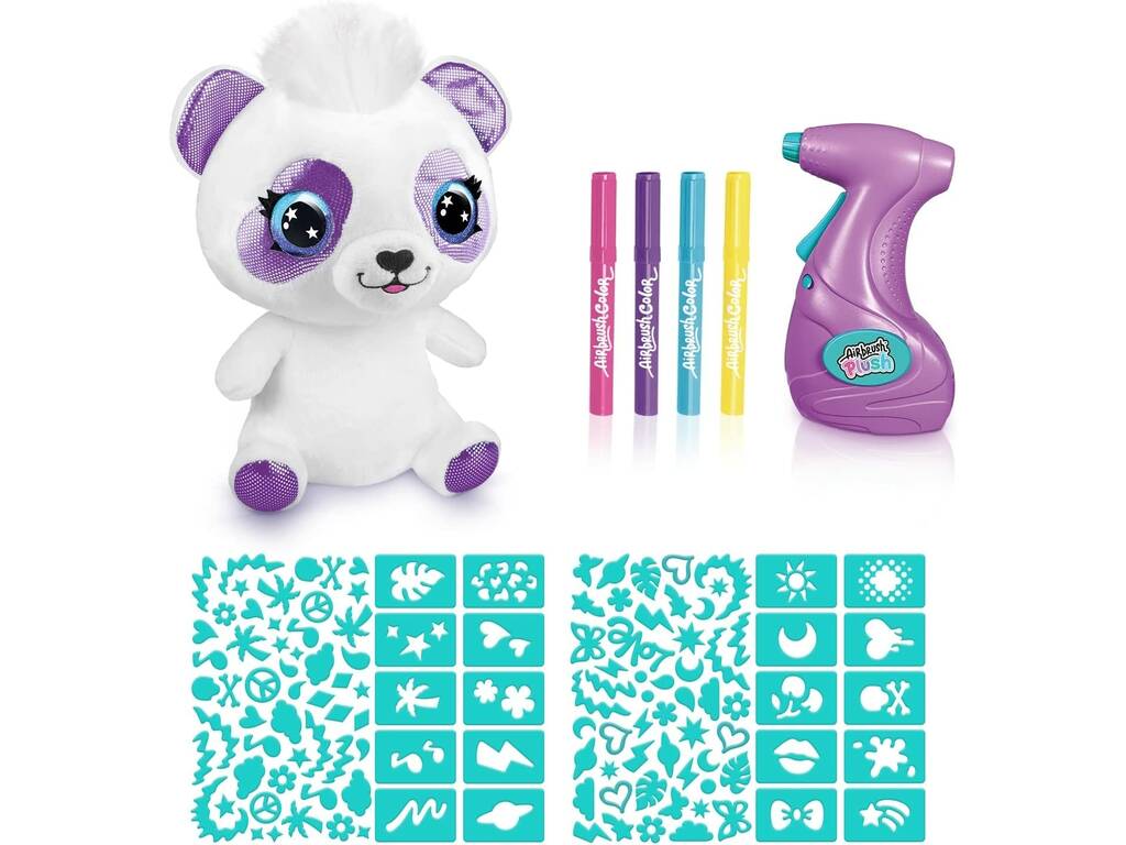 Airbrush Plush Colour Your Panda Canal Toys OFG257