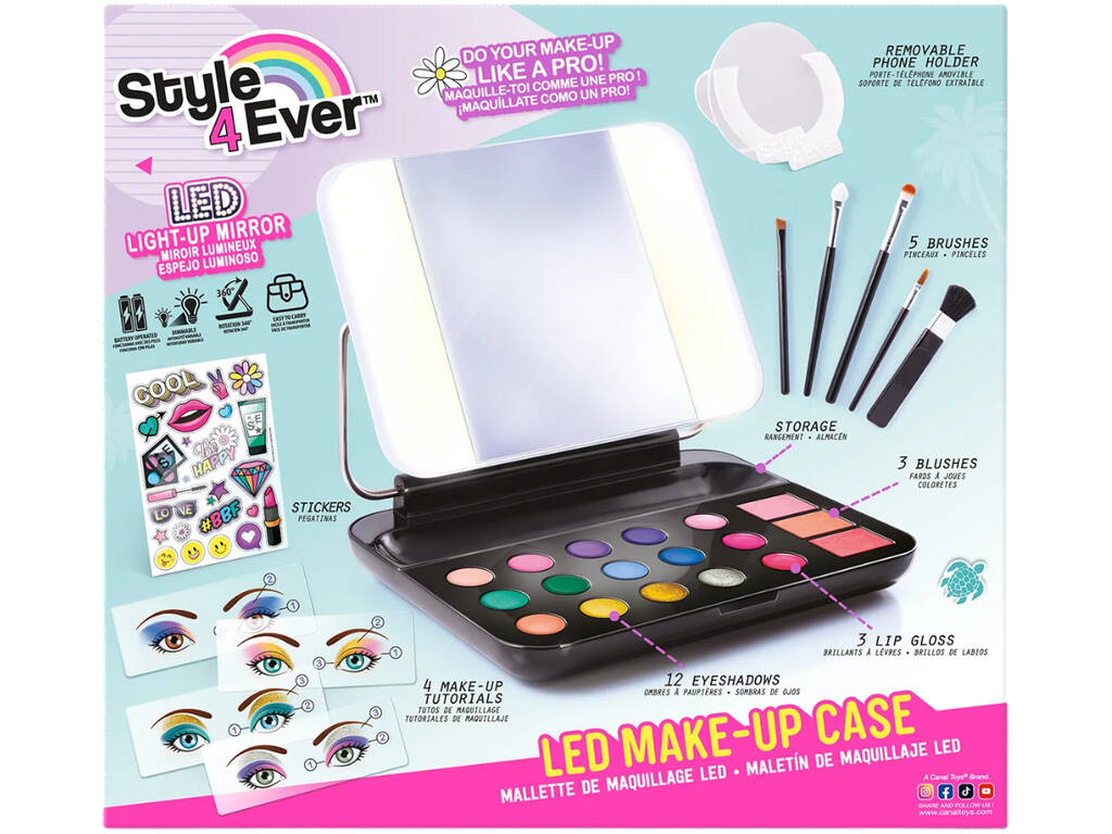 Maletín Maquillaje Espejo Led Canal Toys OFG247