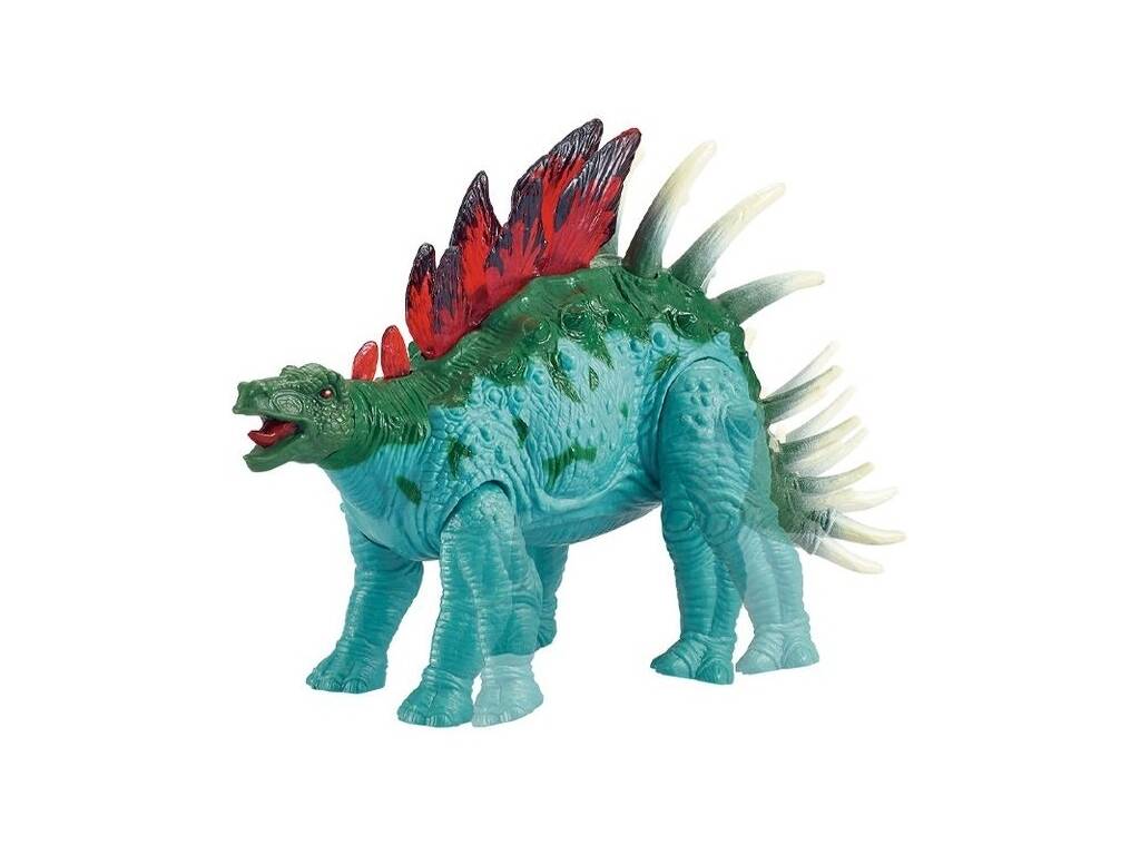 Estegosaurio 27 cm. Luces y Sonidos