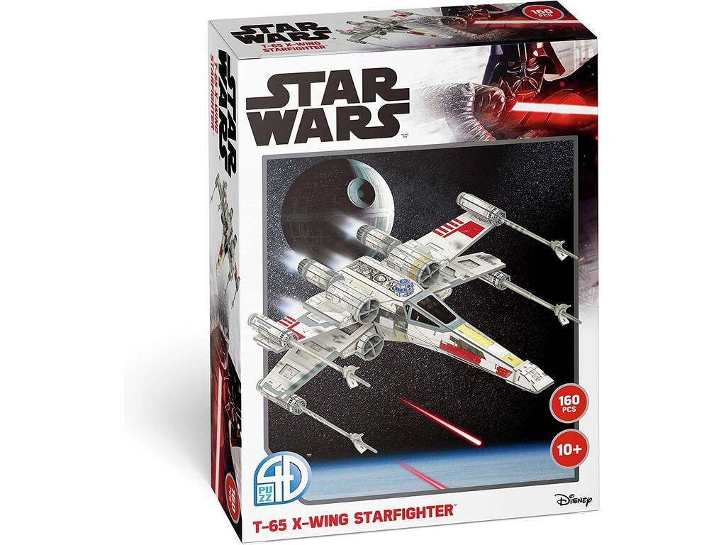 Star Wars Puzzle 4D T-65 Caza Estelar Ala X World Brands SW803116