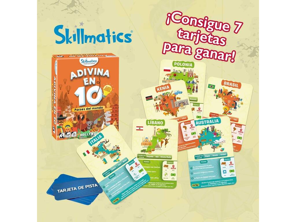 Indovina in 10 paesi del mondo Lúdilo SKILL197SGCW