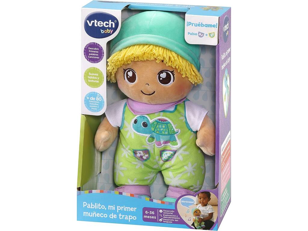 Pablito Meu Primeiro Boneco de Trapo Vtech 546422