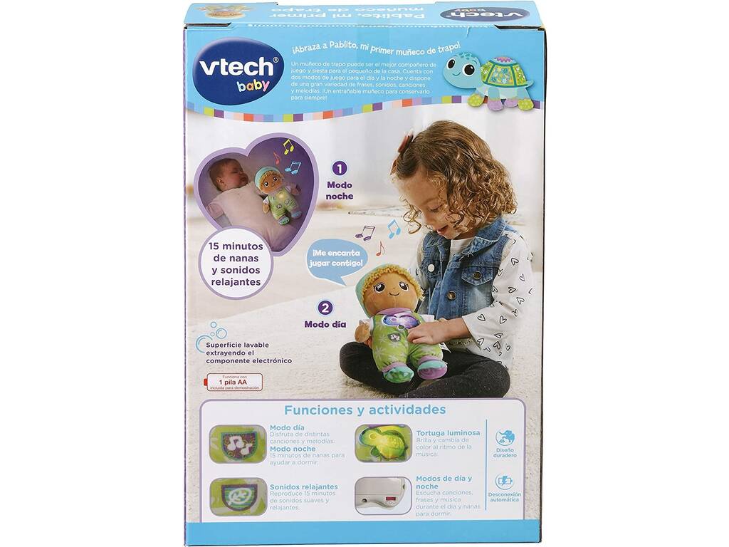 Pablito Meu Primeiro Boneco de Trapo Vtech 546422