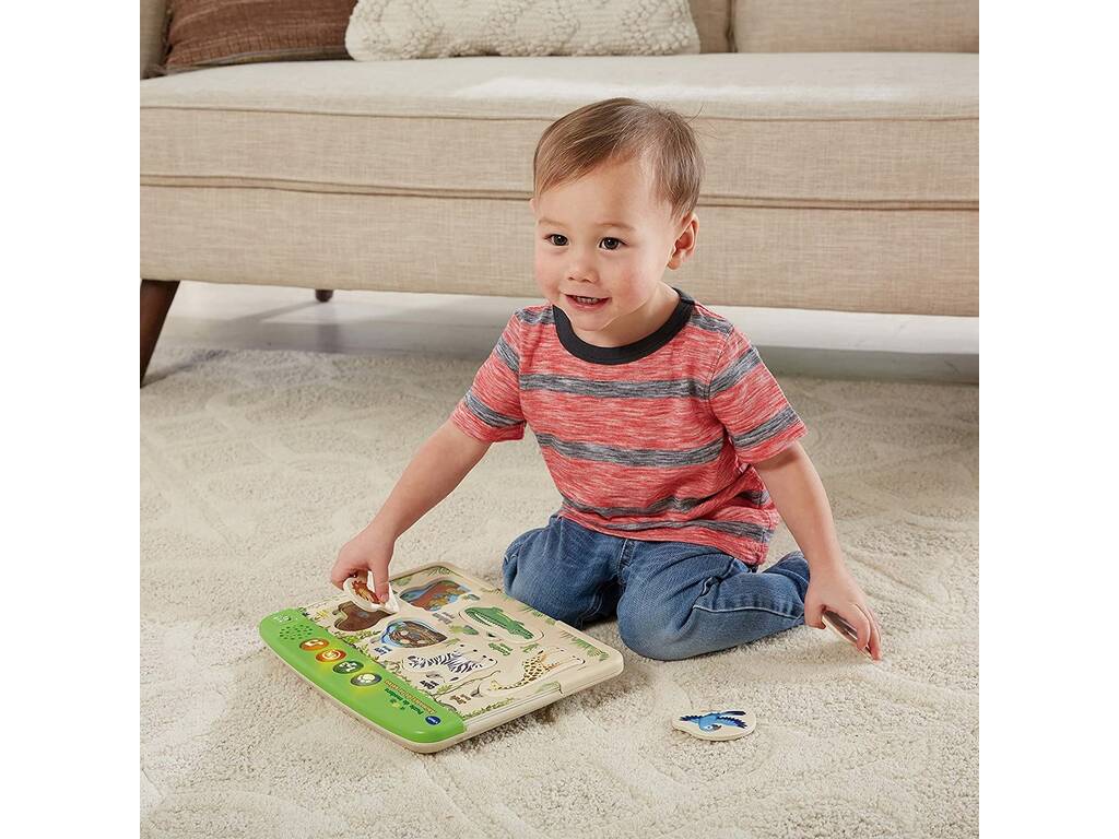 Puzzle Eco in Legno Animali della Giungla Vtech 613647
