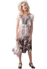 Kostüm Zombie Bride Mädchen Größen L