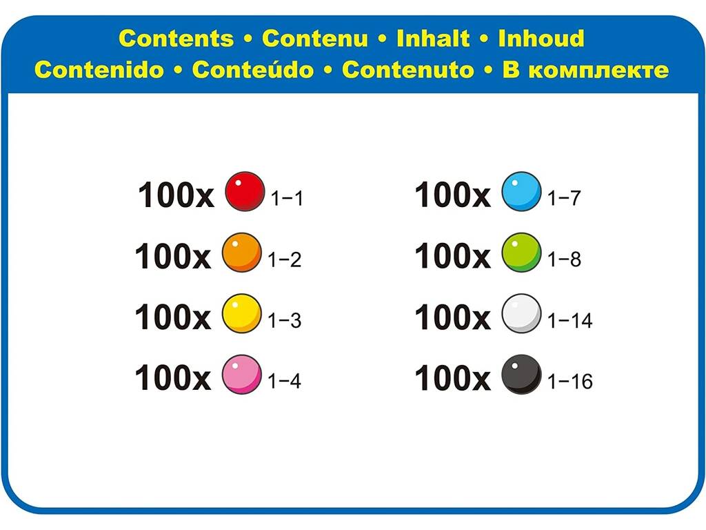 Aquabeads Pack 800 perline solide Epoch Para Imaginar 31517