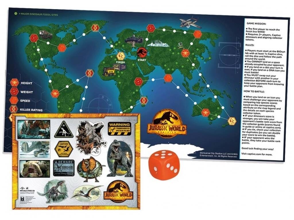 Jurassic World Dominion Mega Huevo Sorpresa Toy Partner TJW3000