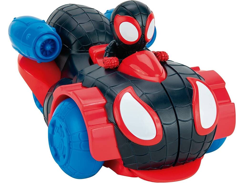 Spidey And His Friends Véhicule Miles Morales Quick Shot 2 In 1 Jazwares SNF0123
