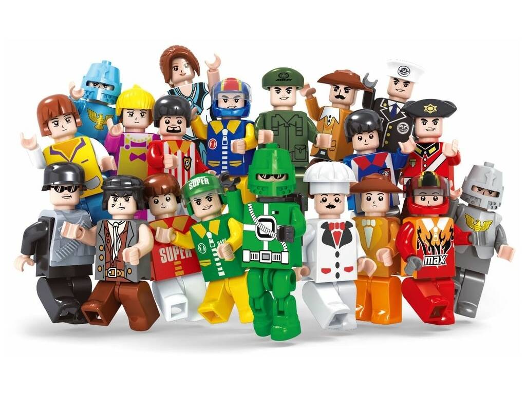 Pack 20 Mini Figuras Bloques