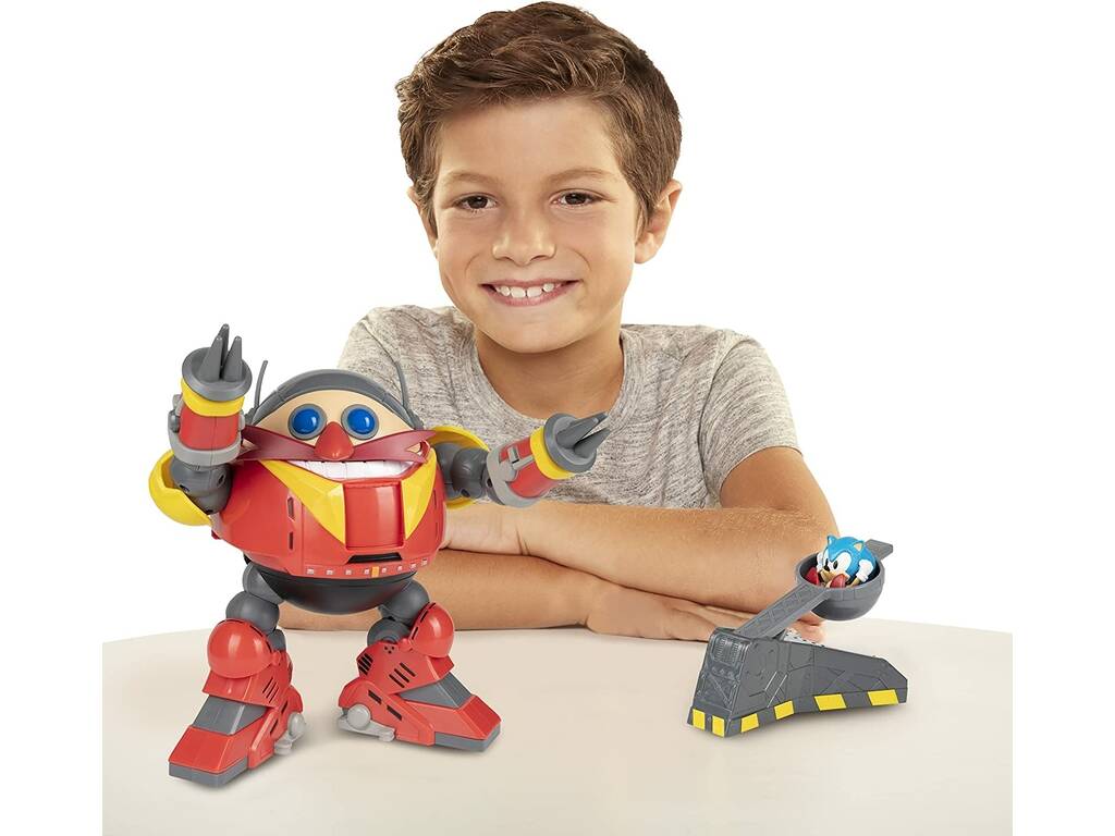 Sonic Set da Battaglia Robot di Eggman Gigante Jakks 409264