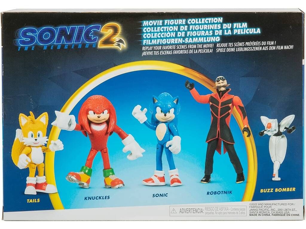 Sonic 2 Collezione di figure del film Jakks 412684