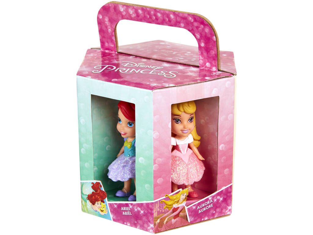 Princesas Disney 7 cm. Mini Toddler Gift Set 6 Piezas Jakks 73256