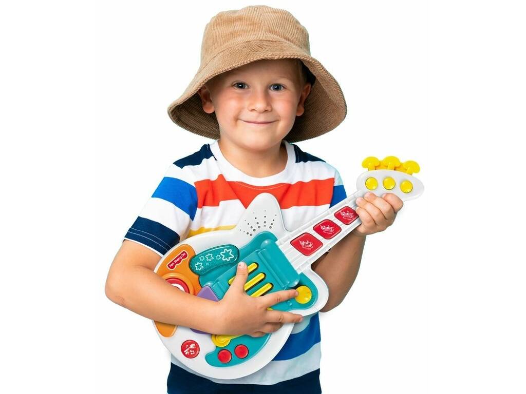 Chitarra per bambini con luci e suoni