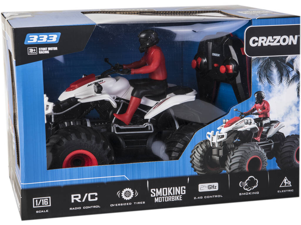 Quad 2.4G radiocommandé 1:14 avec pilote