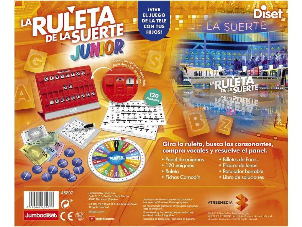 La Roulette de la Suerte Junior Diset 46207