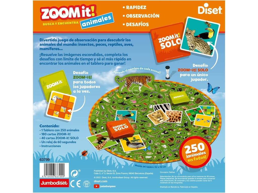 Zoom It! Gioca e Trova Diset 63799