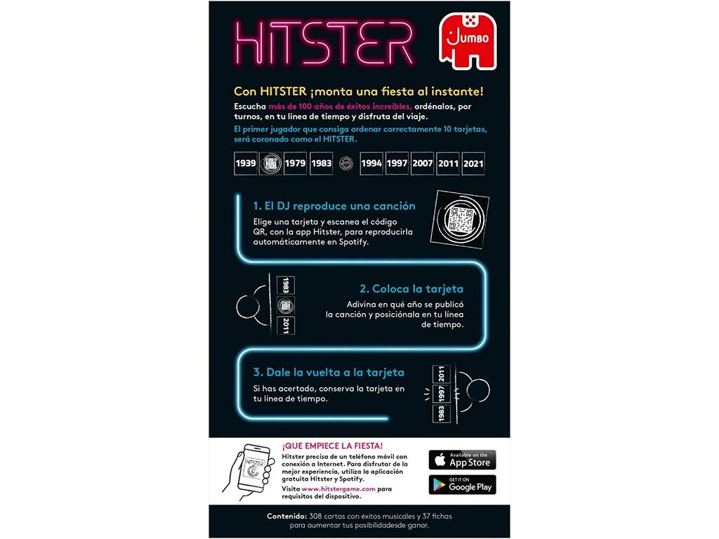 Hitster The Greatest Hits Jeu Diset 19888