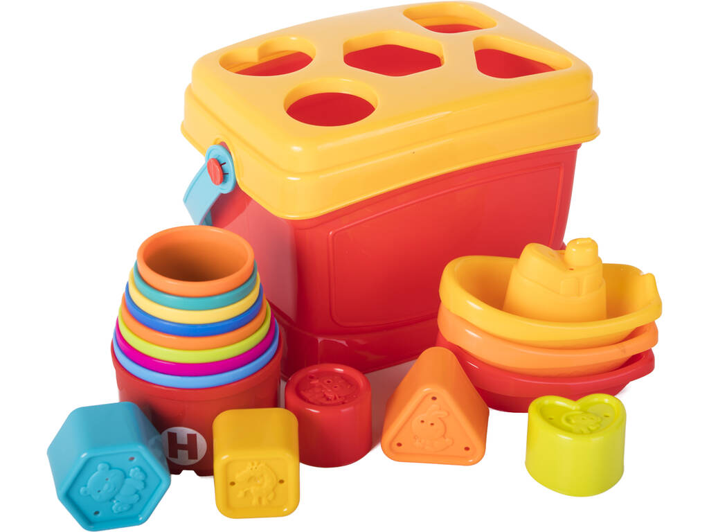 Porte-documents pour enfants avec pièces empilables et emboîtables