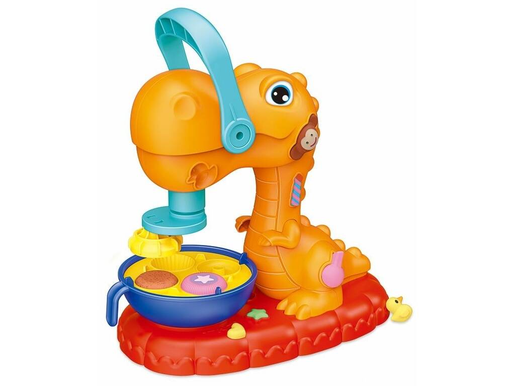 Ensemble Dino Chef avec 6 pots en pâte à modeler