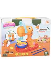 Set Dino Chef Com 6 Botes de Plasticina