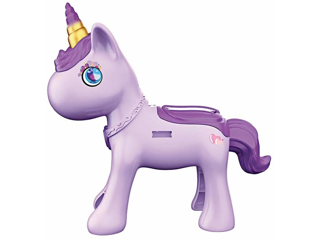 Set de coiffure pour licorne avec 4 pots en pâte à modeler