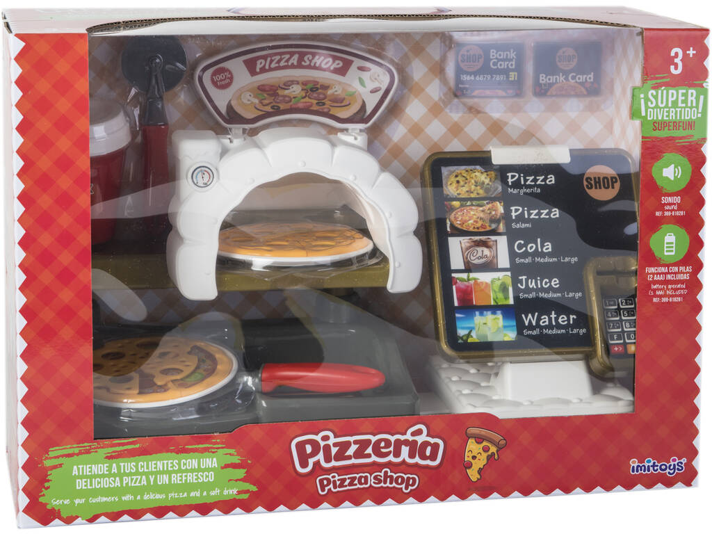 Set Pizzeria, Forno e Registratore di cassa con Suono