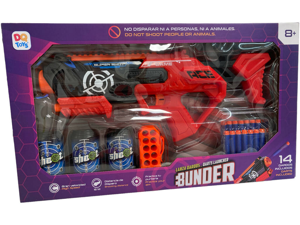 Bunder Set Lancia Freccette Super Shoot Ace con 14 freccette
