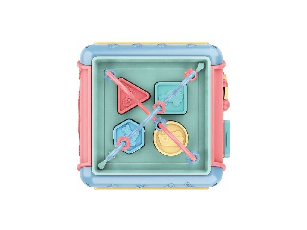 Cubo multiattività per bambini con luci e suoni