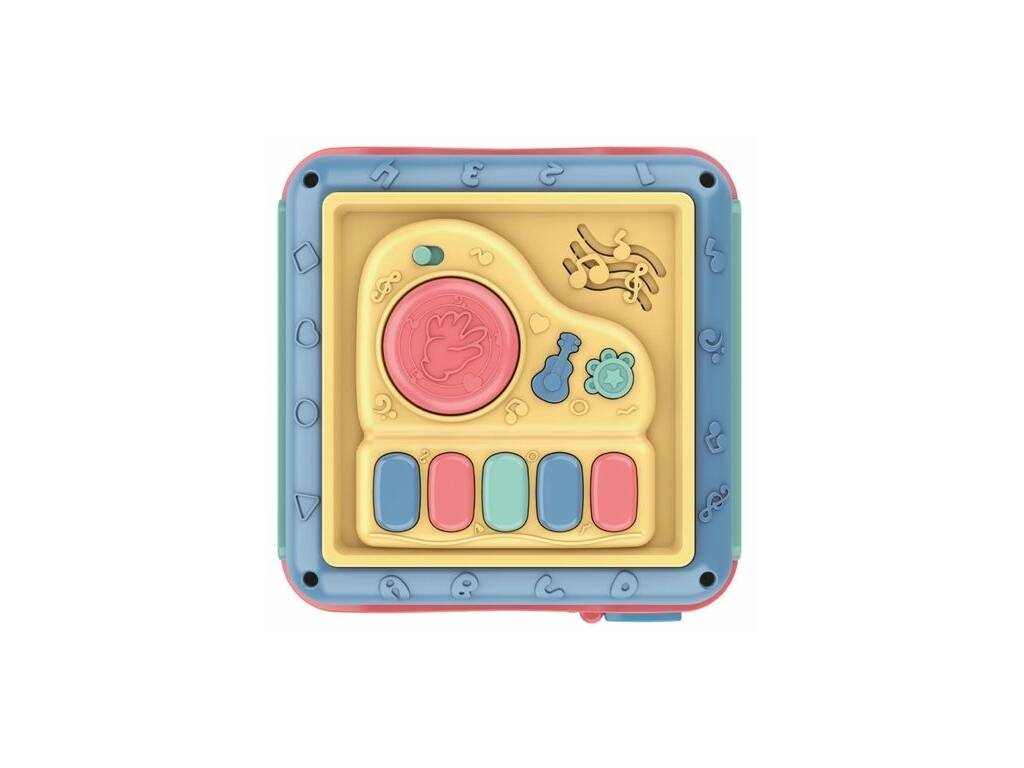 Cubo multiattività per bambini con luci e suoni