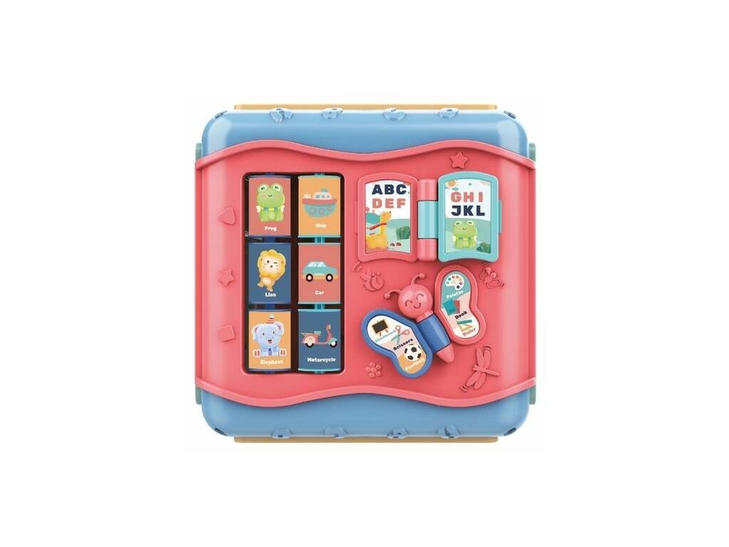 Cubo multiattività per bambini con luci e suoni