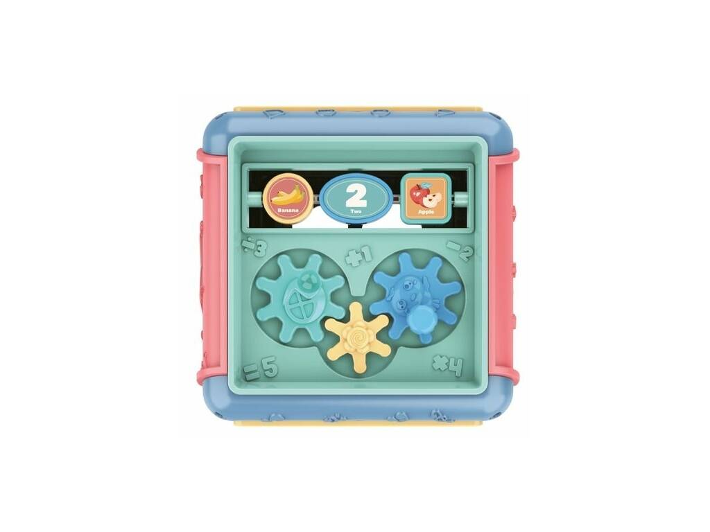 Cubo multiattività per bambini con luci e suoni