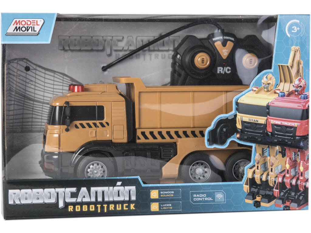 Radio Contrôle Robotcamion Benne Transformable