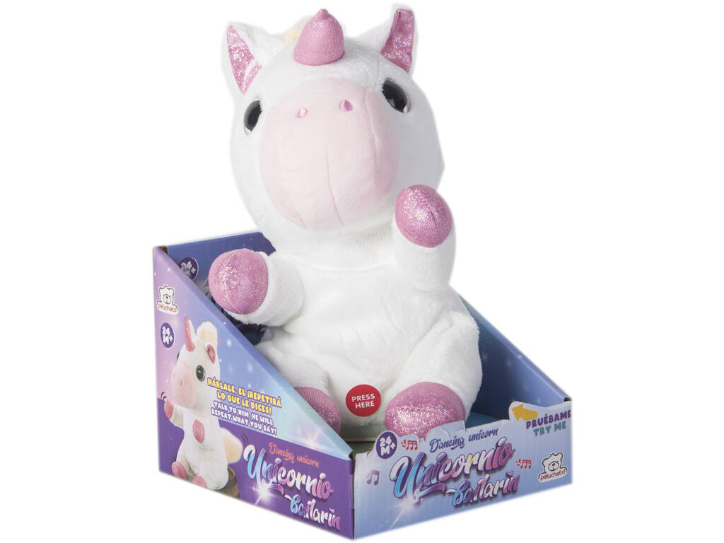 Peluche licorne dansante chantant et dansant