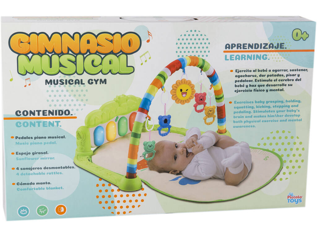 Palestra Musicale Per Bambini Verde Mucca