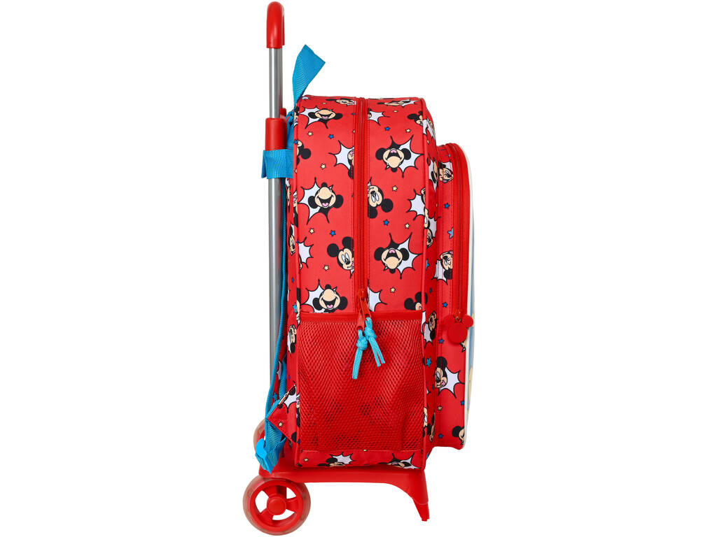 Zaino con Trolley 905 Mickey Mouse Happy Smile Safta 612214313