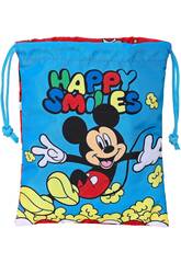 Mochila Lanche Mickey Mouse Happy Smile Safta 812214237